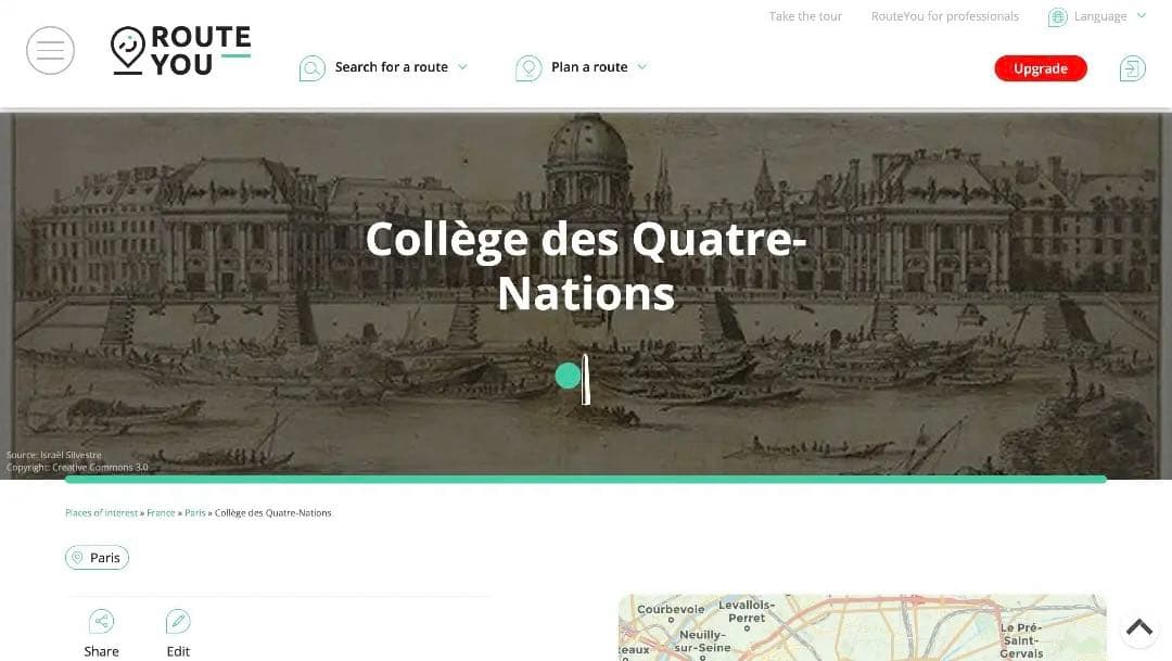 ルーヴル美術館　複製画　Collège des Quatre Nations