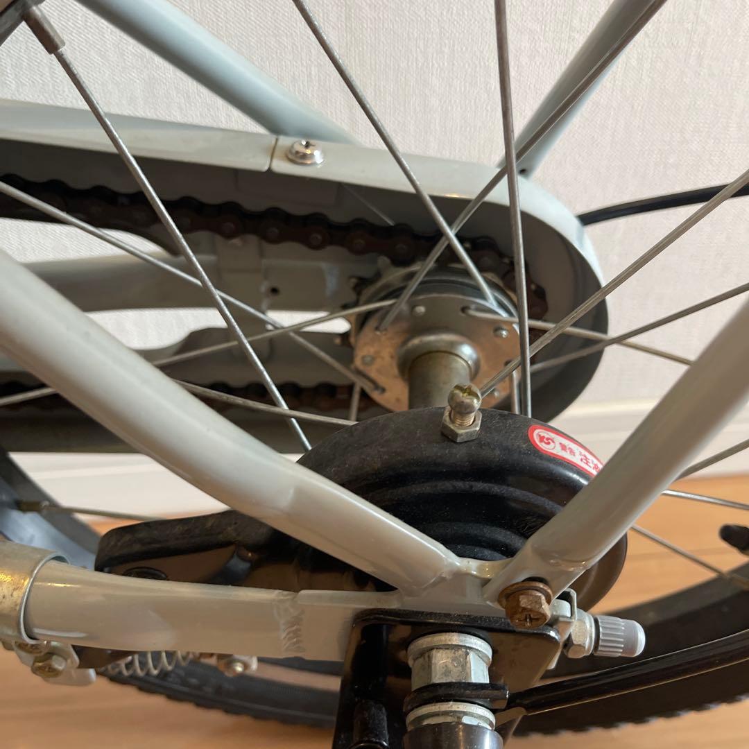 m&m's-83様　美品bikke 16インチ ブルーグレー子供用自転車補助輪付