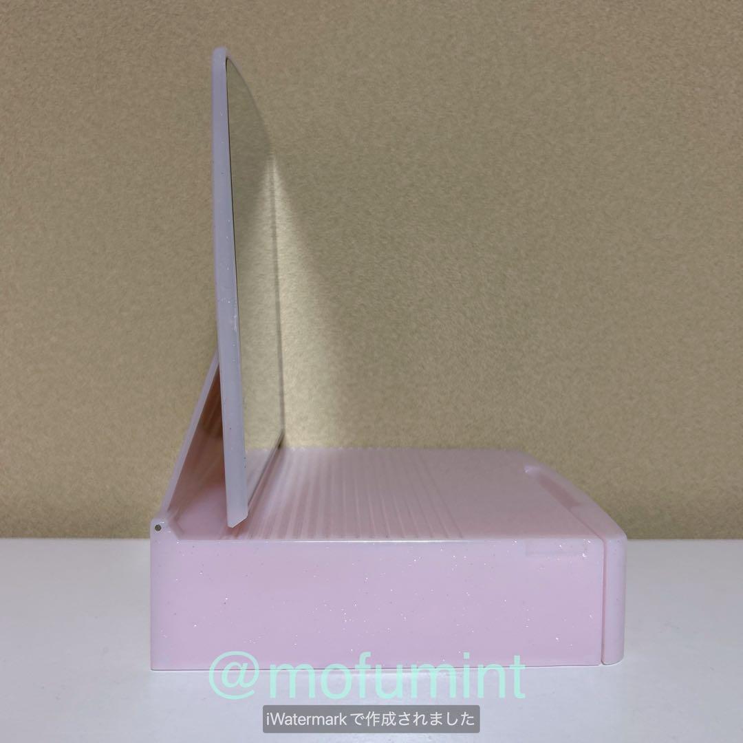 マイメロディ ミラー付き 収納ケース 小物入れ アクセサリーケース