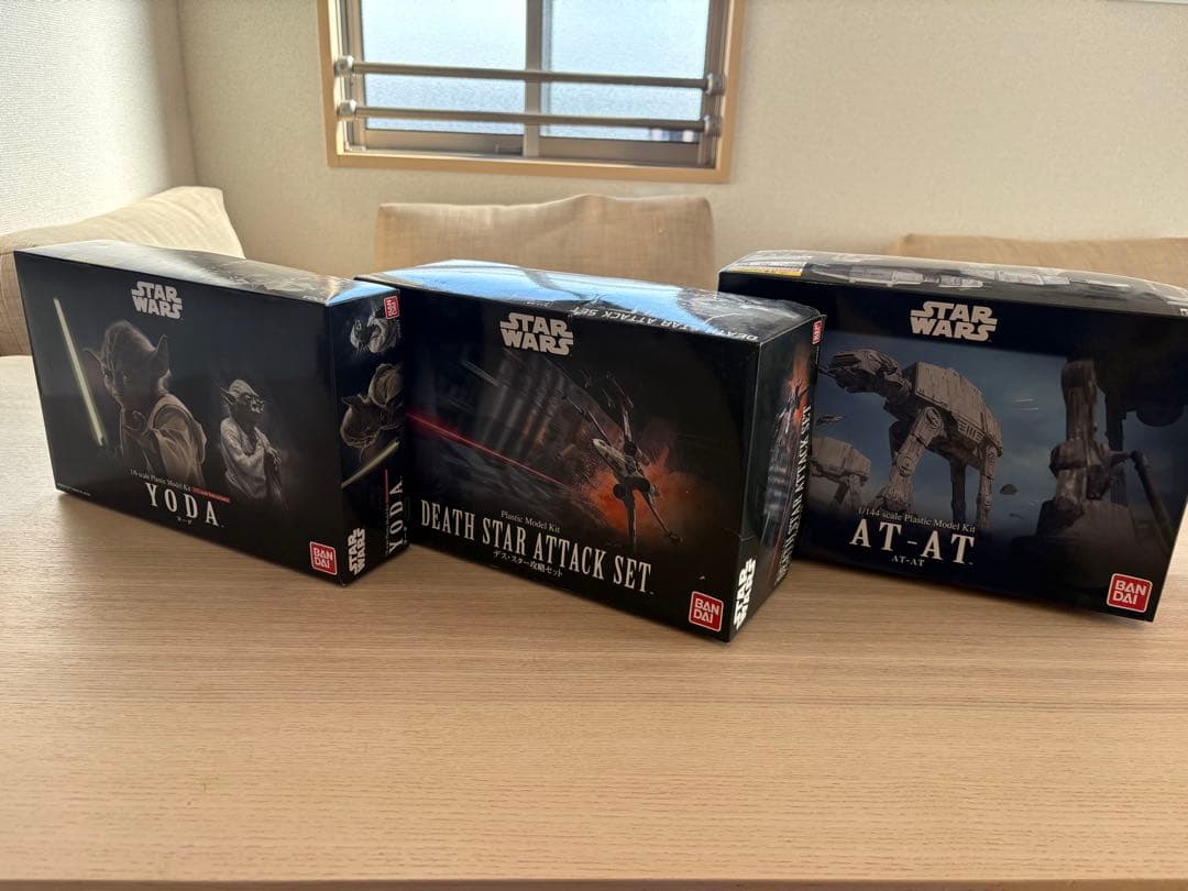 スターウォーズ AT-AT マスターヨーダ　デススター攻略セット　BANDAI