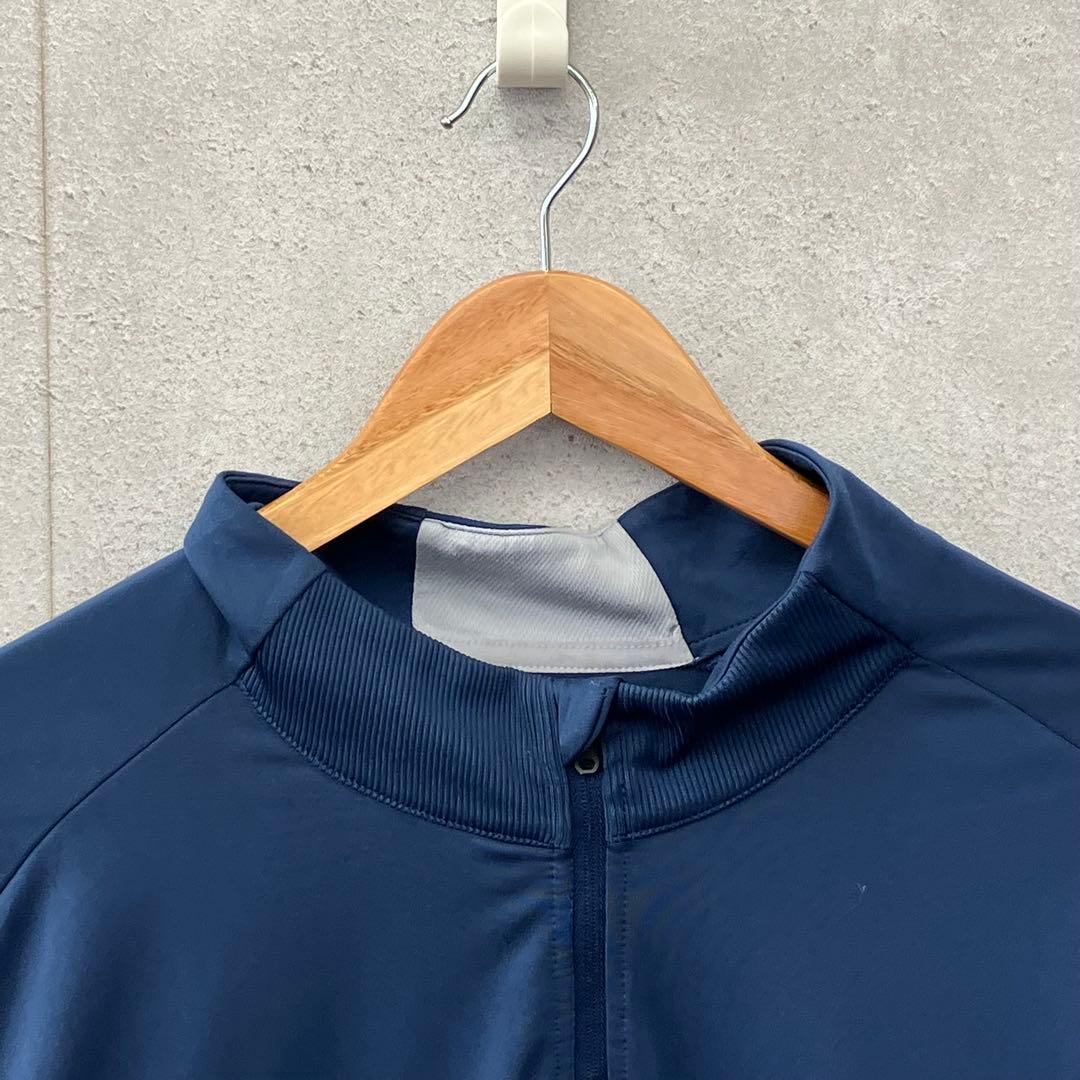 adidas golf アディダスゴルフ ハーフジップジャケット 2XL 藍色