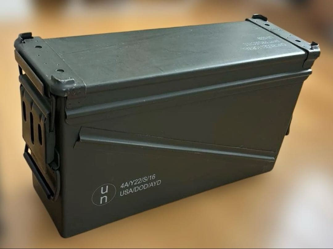 【お得】米軍・UN調達品 アンモボックス 40MMグレネード弾用　2個!!