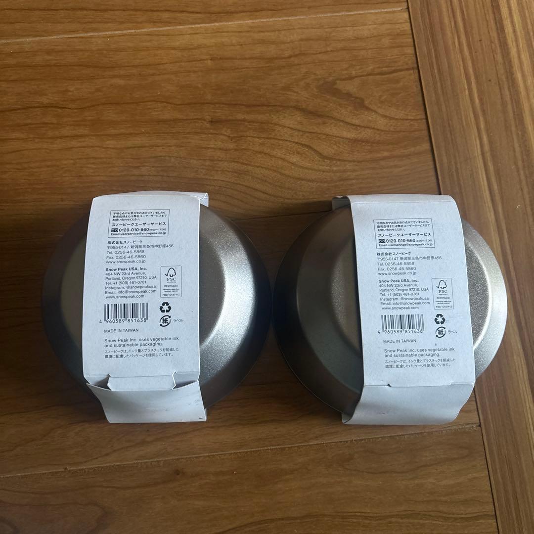 スノーピーク　チタンダブルボウル　600
