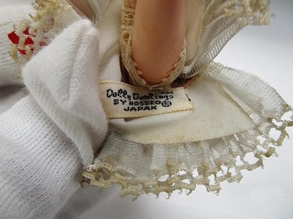 a0127-42女の子 少女 人形 フィギュア ヴィンテージ レトロ　当時物