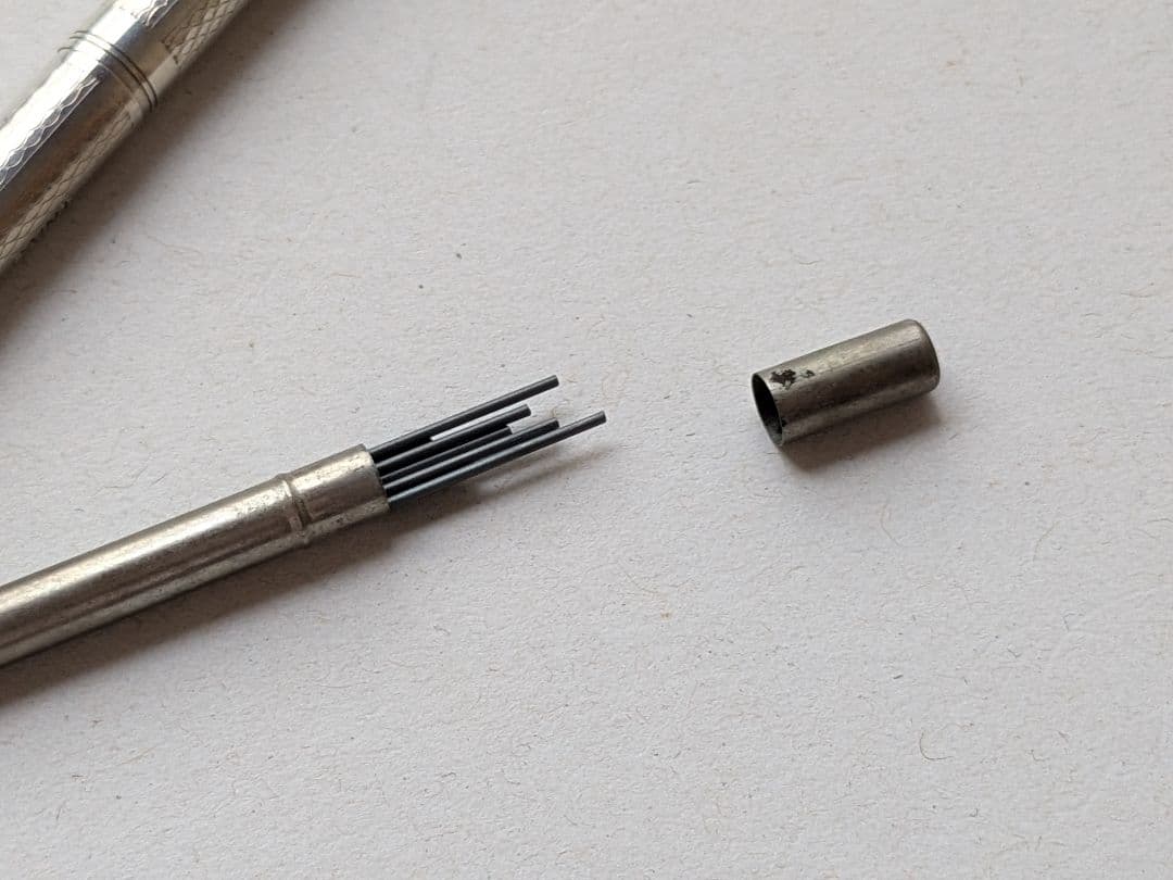 【銀製・希少】1950~60's NEWMAN ニューマン 矢羽 回転繰り出し