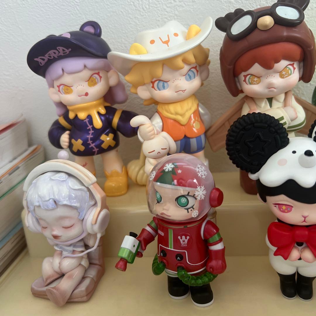 フィギュア 8体セット カラフルキャラクター