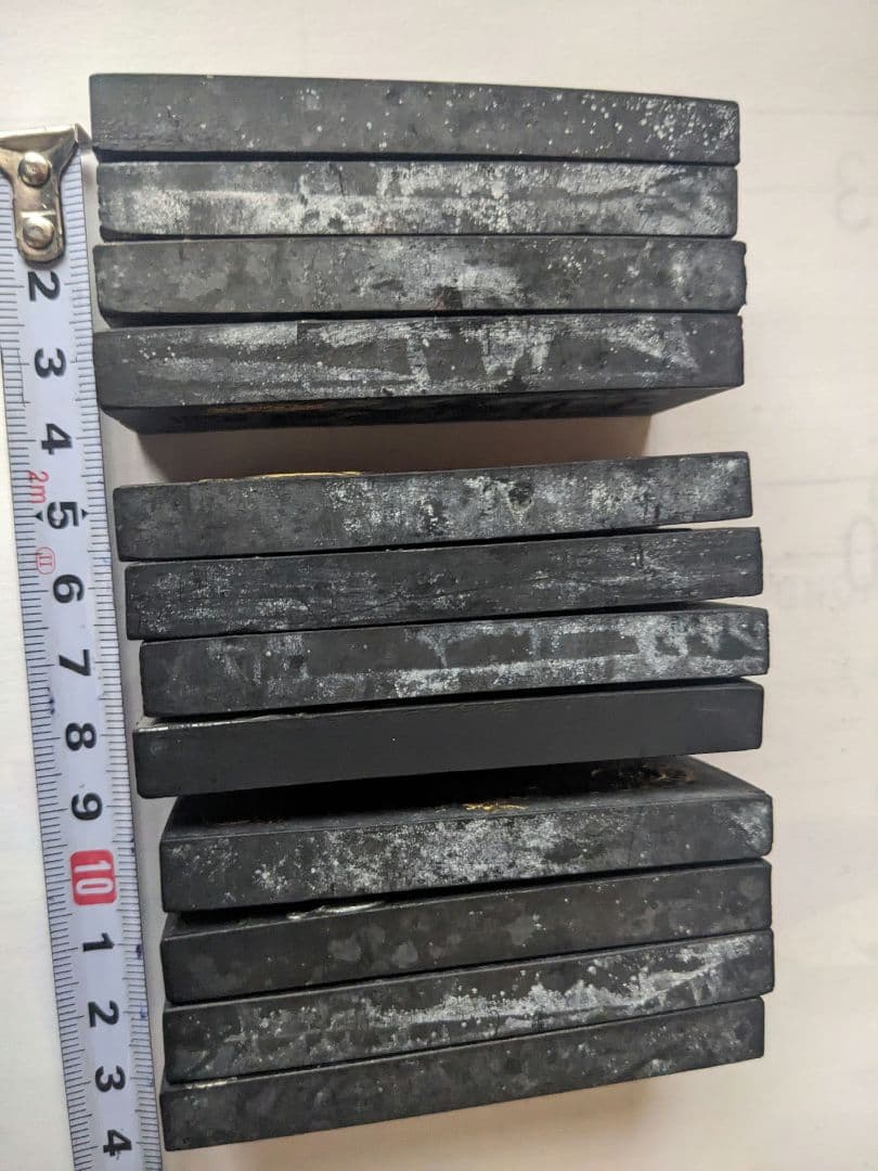 ♦中国 文房四宝 古墨 十二支揃え 干支墨 未使用 書道具 古玩 古美術骨董品