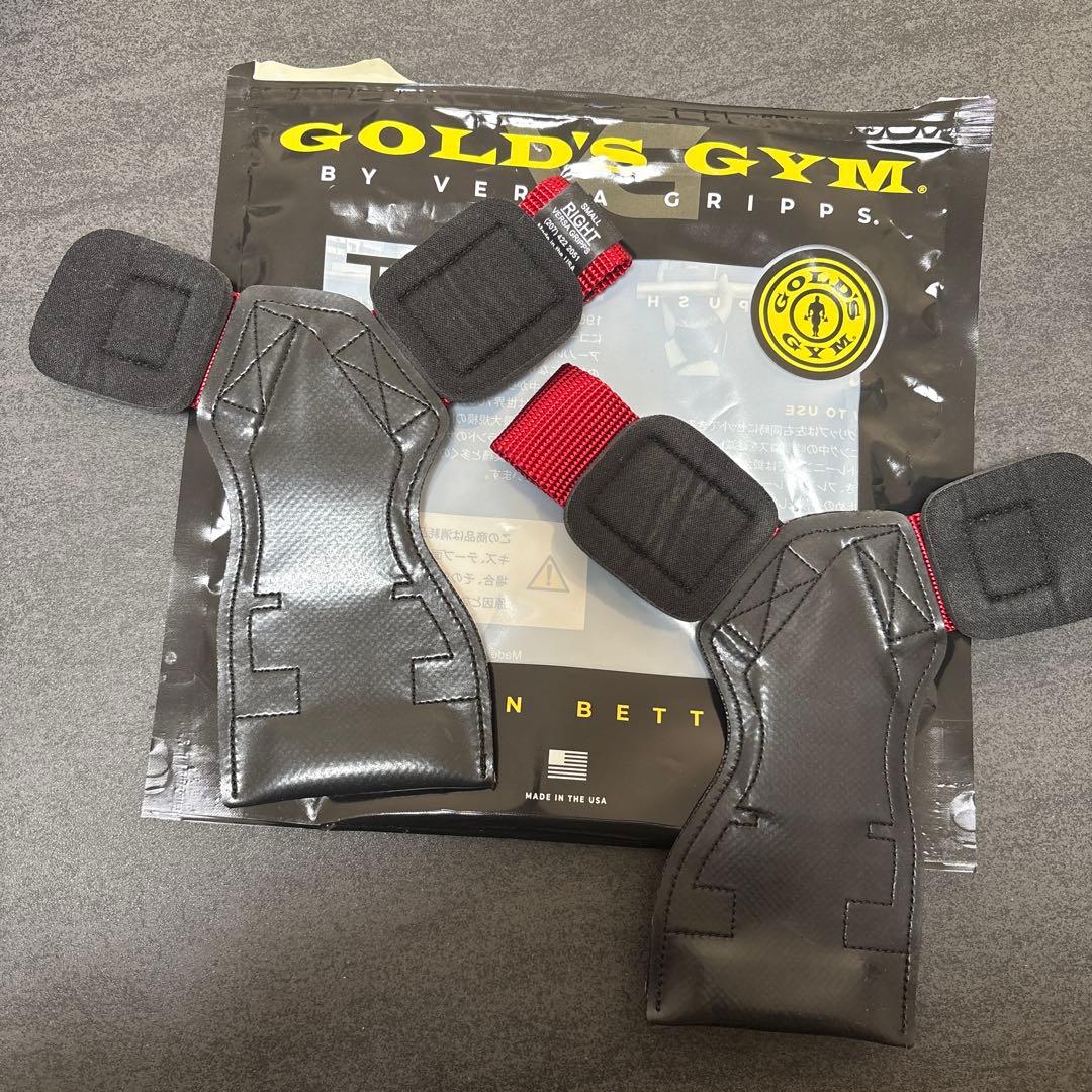 GOLD'S GYM VERSA GRIPS 黒/赤
