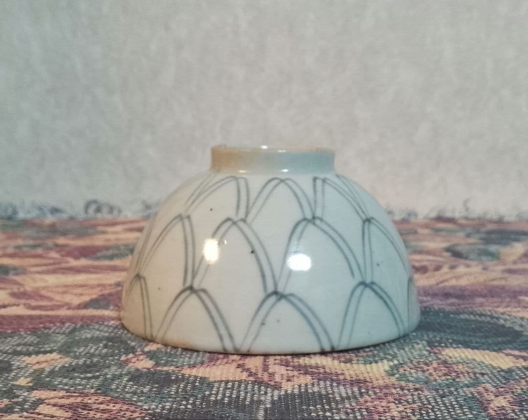 古伊万里 染付 網手 くらわんか碗 波佐見焼 江戸中期