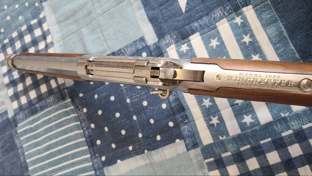 マルシン　ウィンチェスターM1892　ランダムカスタム ガスガン　シルバー