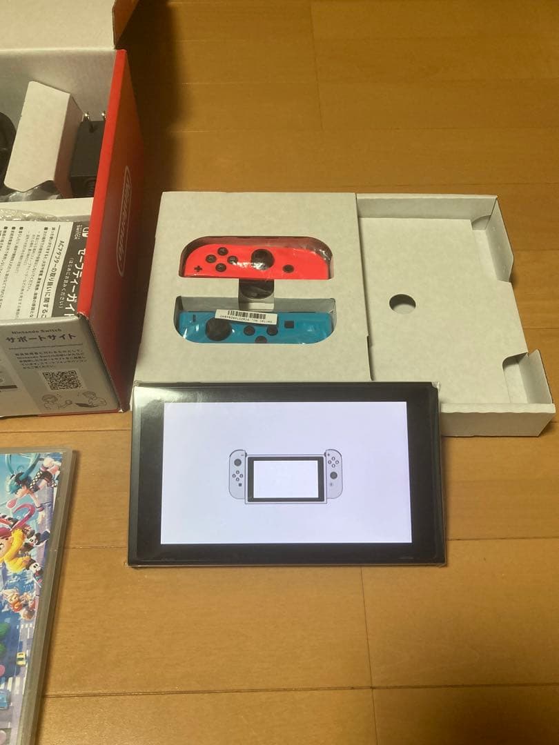 バッテリー強化版 Switch本体 ネオンレッド ネオンブルー　最終値下げ！