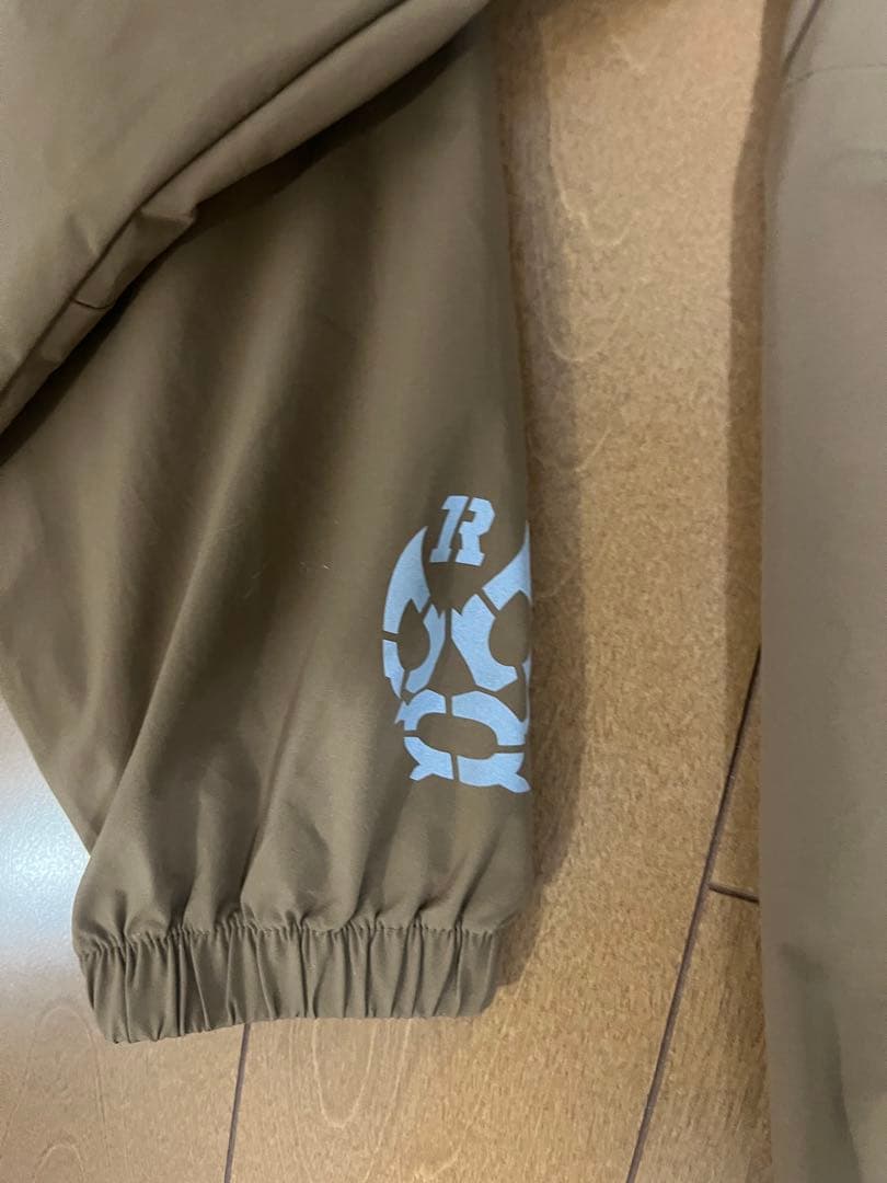 Russeluno 2wayゴルフウェア ブラウン 長袖ナイロンジャケット