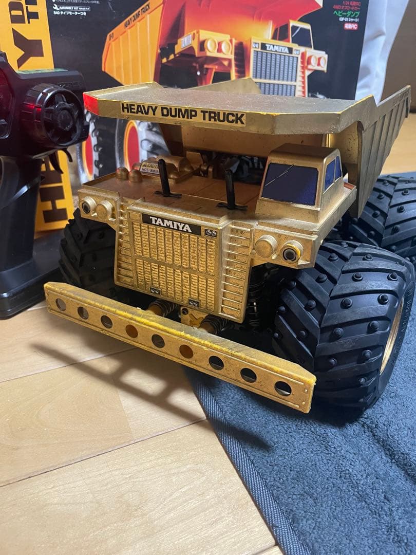 TAMIYA GFー０１ヘビーダンプとコントローラー、トルクチューンモーター付き