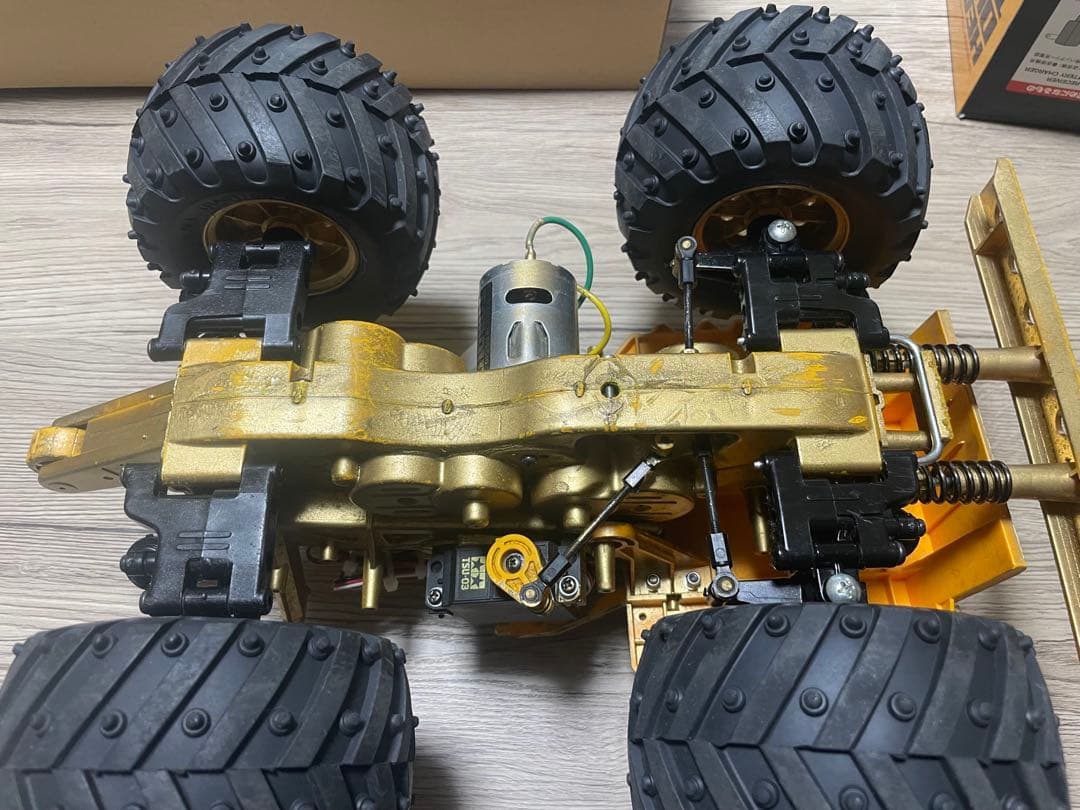 TAMIYA GFー０１ヘビーダンプとコントローラー、トルクチューンモーター付き