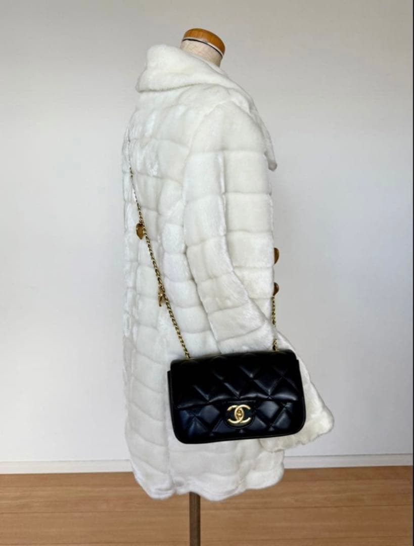 CHANEL ショルダーバッグ　ハート　チェーン　ノベルティ