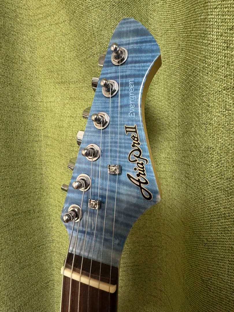 Aria Pro II Evergreen エレキギター 専用ギグバッグ付き