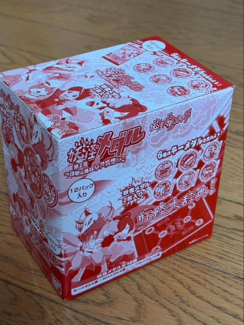 T*p様 妖怪ウォッチ　妖怪メダル　第1章初版　第2章初版　未開封　BOX