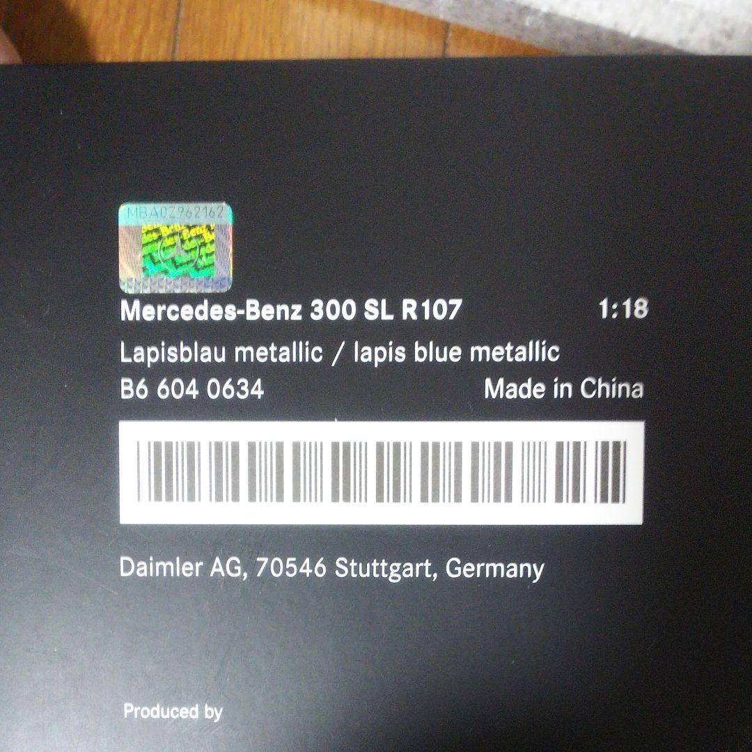 1/18ノレブ メルセデスベンツ300SL