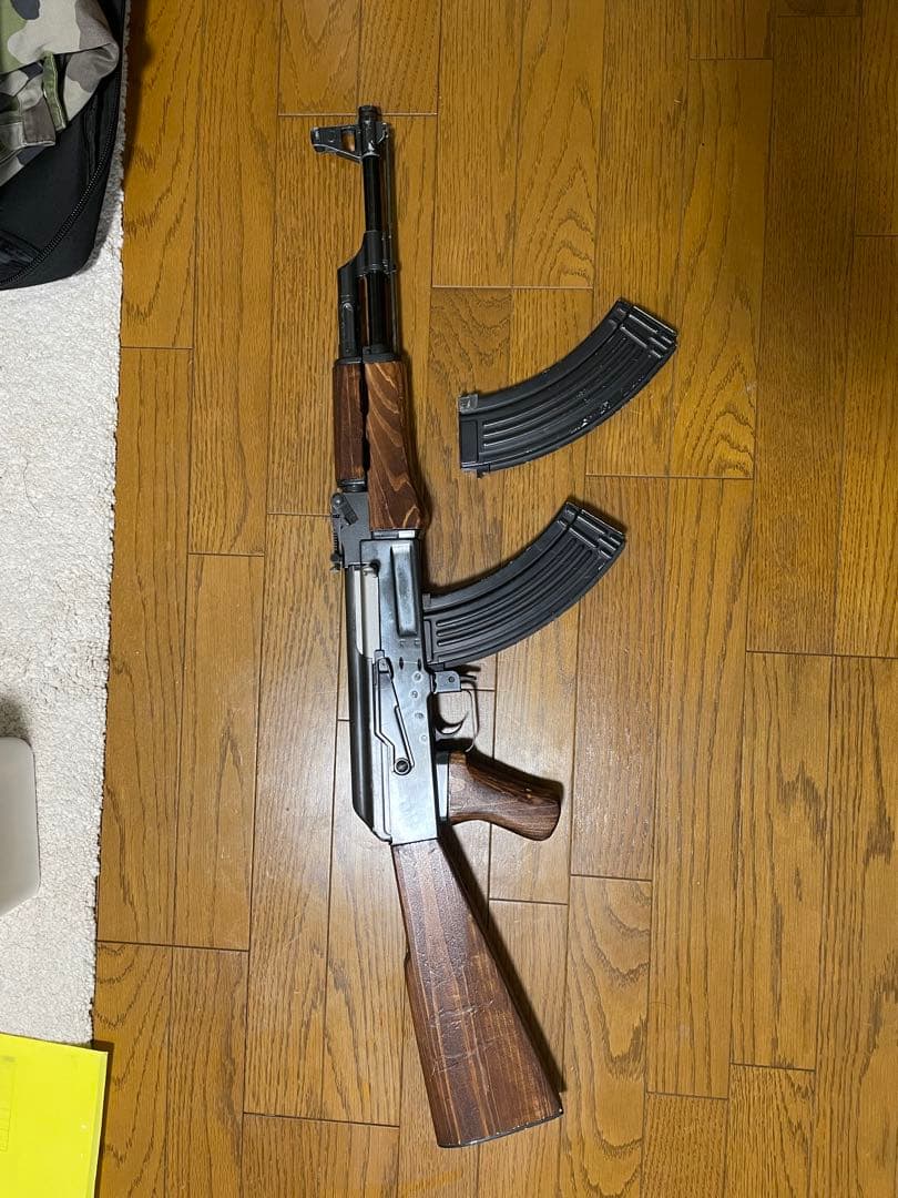 東京マルイ ak47 リアルウッド 電子トリガー搭載 メタルフレーム
