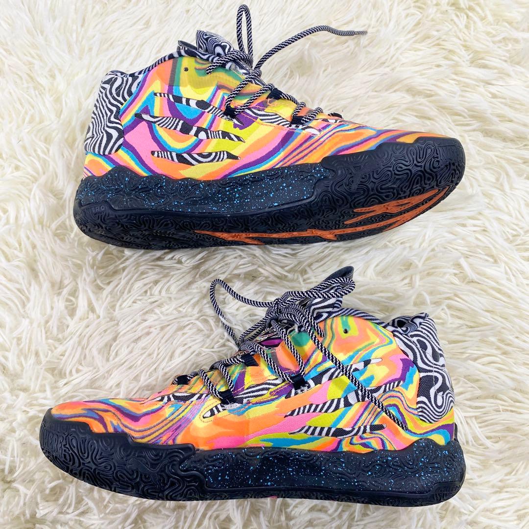 極美品　プーマ　MB.03　デクスターズ　ラボ　ラメロボール　マルチカラー　26