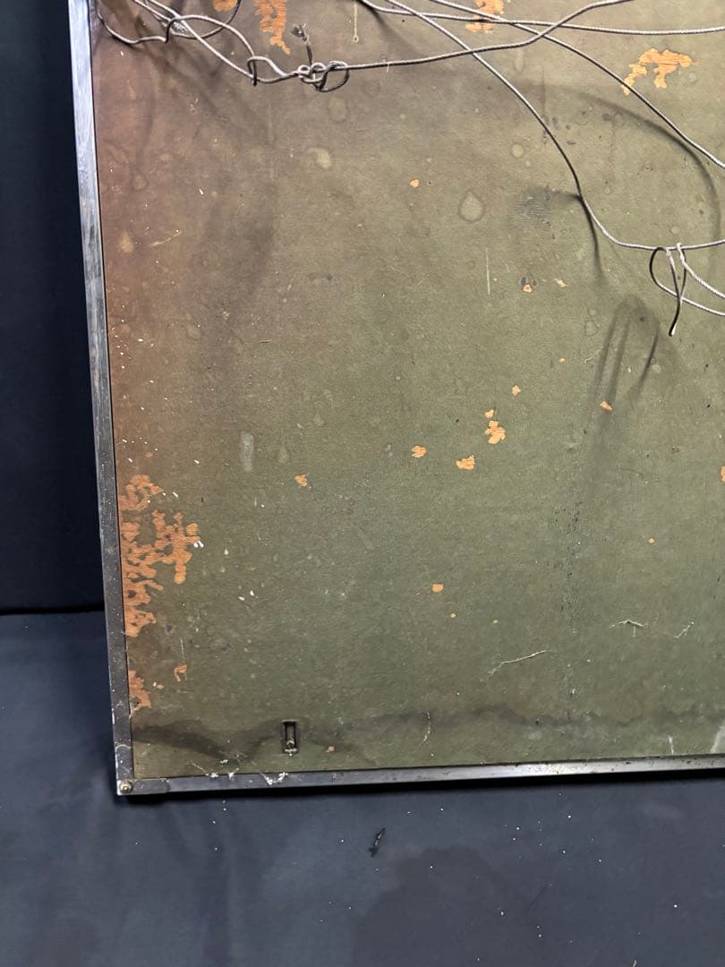 陶画 一点物 陶器 絵 絵画 額 京都 古都 錦市場 魚 魚屋 縁起物 半世紀