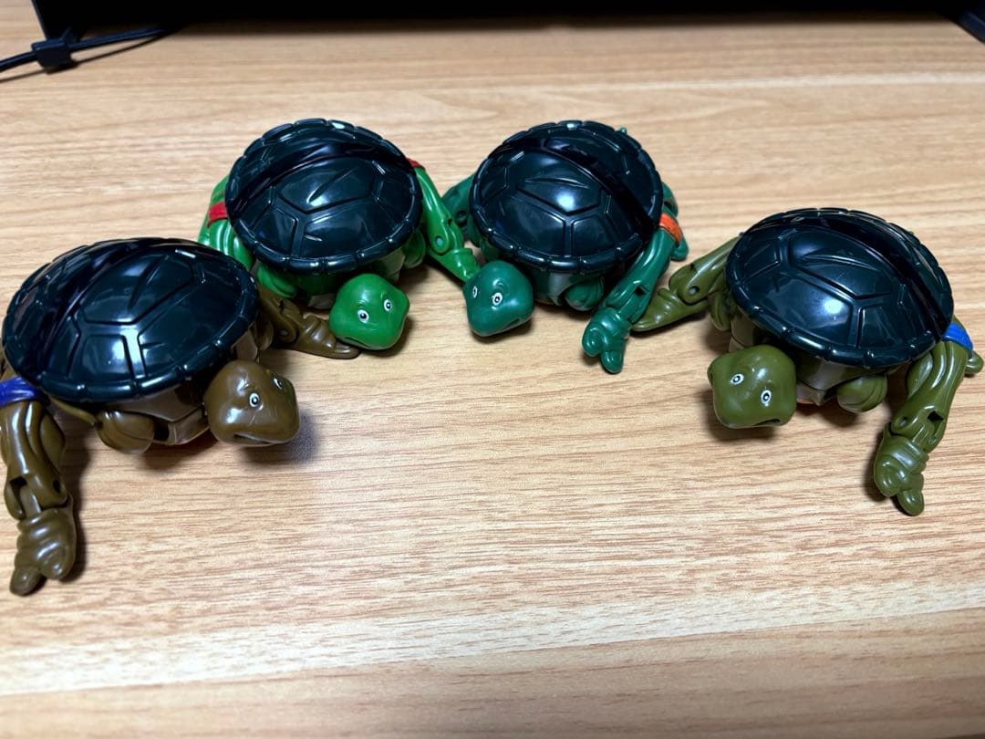 レア】1992年ミュータントタートルズ 変形フィギュアセット