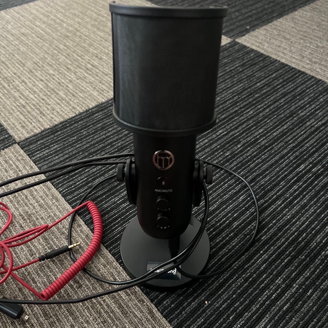 ZealSound マイク付きヘッドホン ブラック