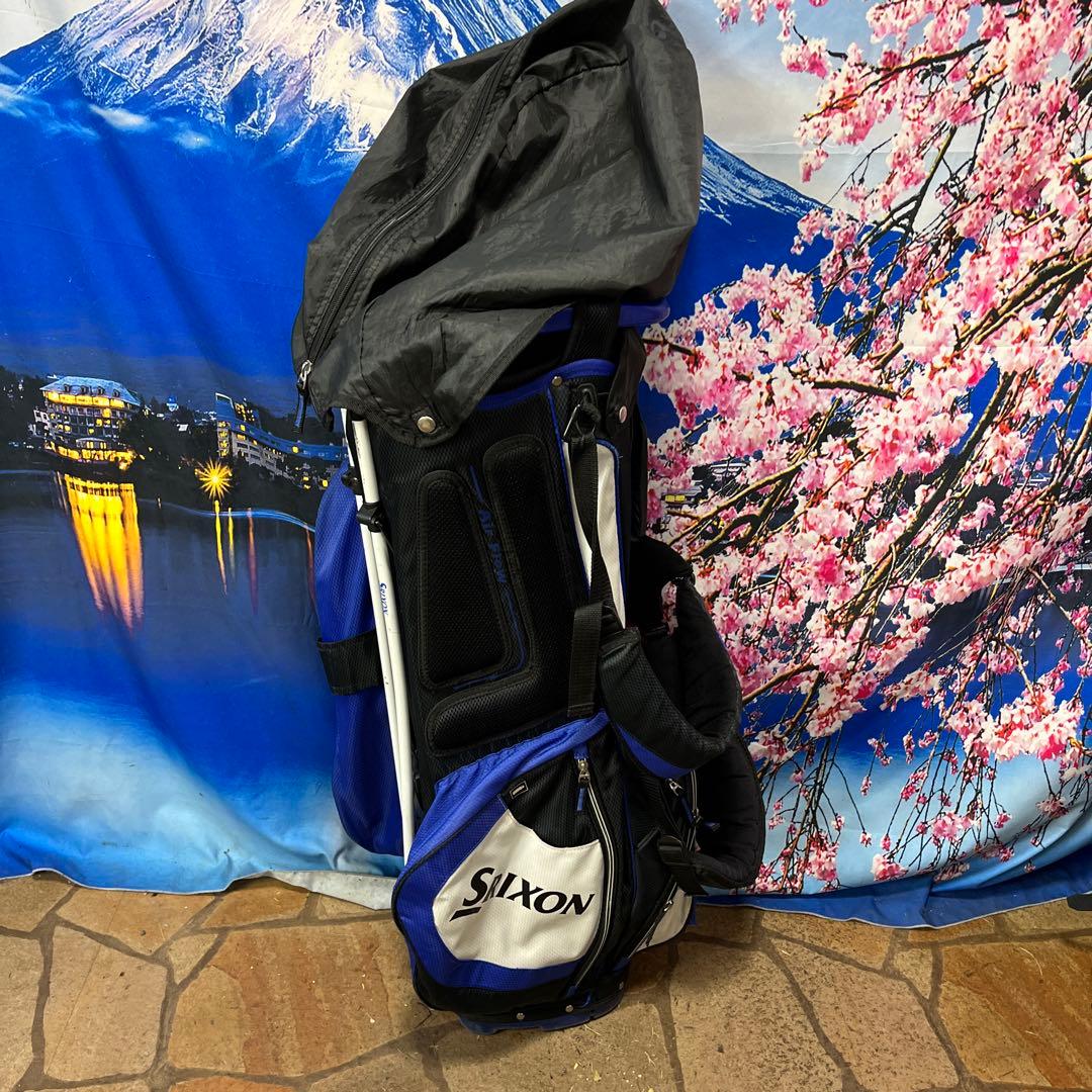 寶BT-1064 SRIXON スタンドキャディバッグ ブルーブラック