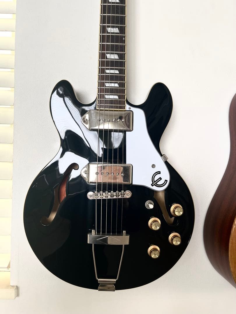 美品　Epiphone casino coupe ブラック エレキギター