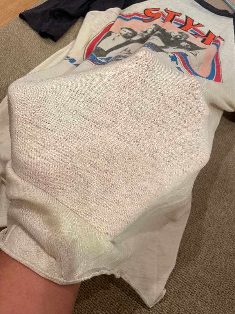 STYX パラダイスシアター Tシャツ　ビンテージバンドTシャツ! サイズM相当