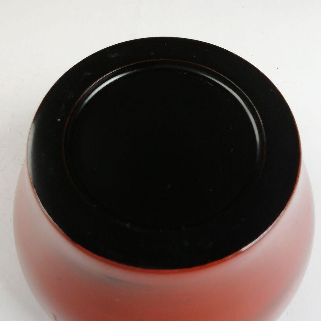 Ｔ８７９　茶入　『根来塗　茶壷』『坂下雄峰 作』　共箱　茶器　茶道具