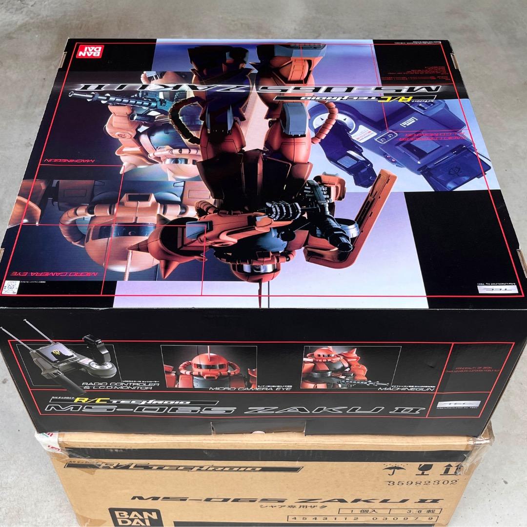 BANDAI R/Cテックロイド MS-06S ZAKUⅡ シャア専用ザク
