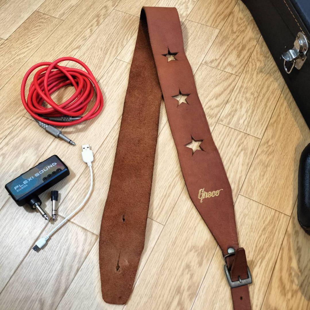 グレコストラップ＆ケース付/Grecoバイオリンベース/1981年製ビンテージ