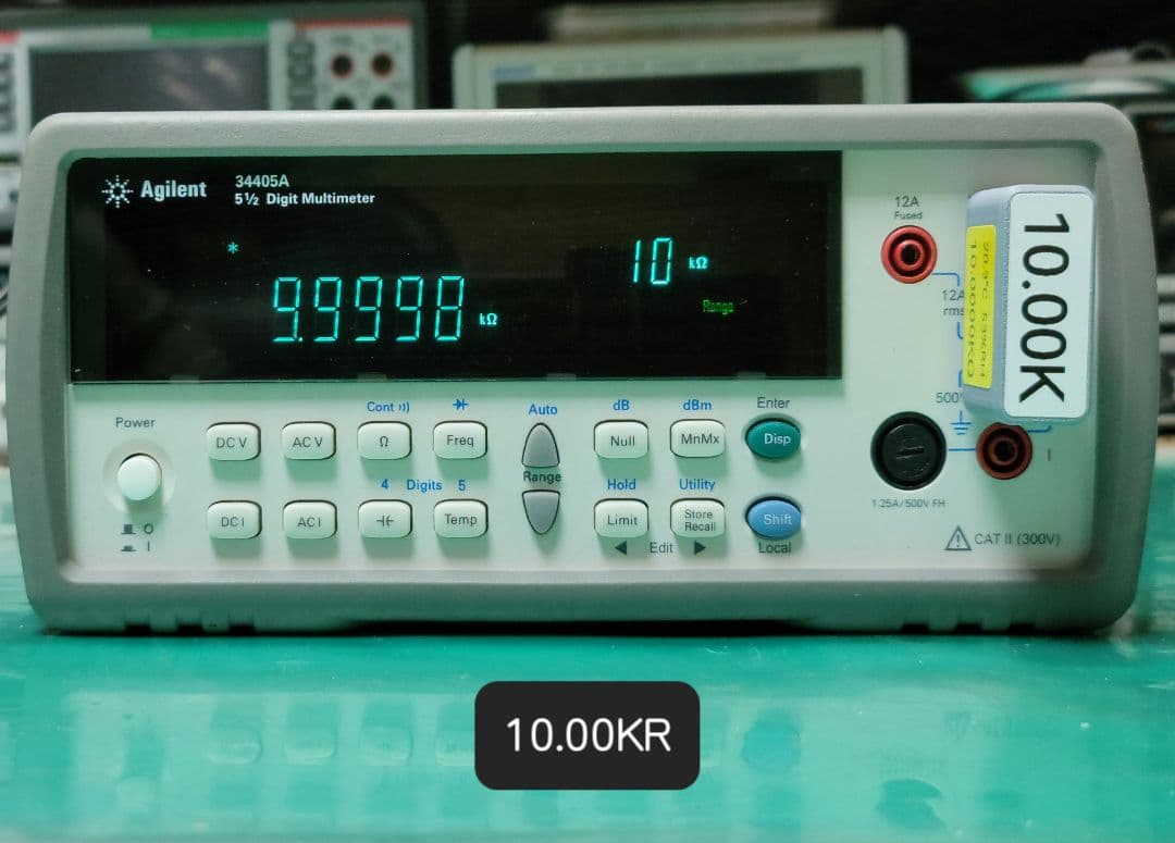 Agilent 34405A 5.5桁 デュアルディスプレイ マルチメーター
