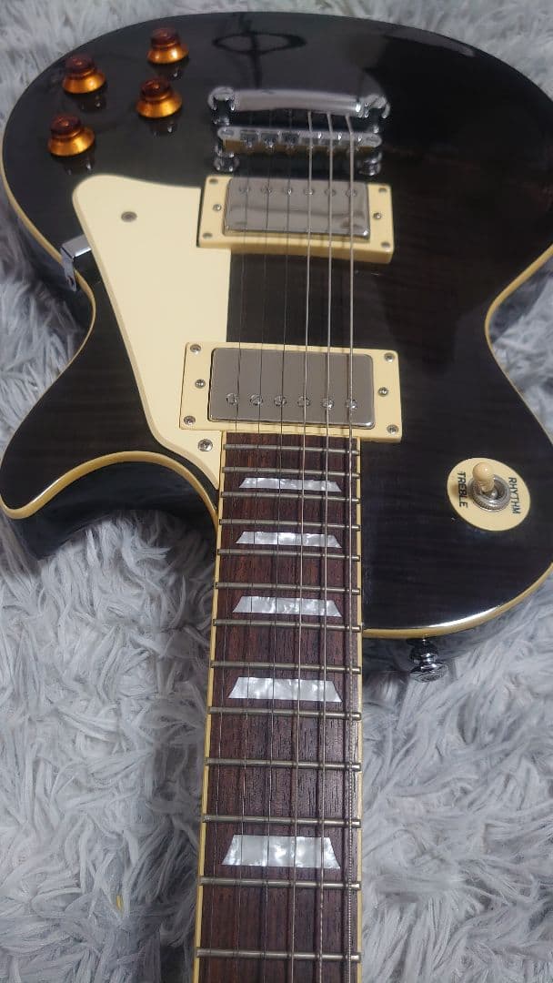 ESP glassroots エレキギター 虎目 レスポールタイプ