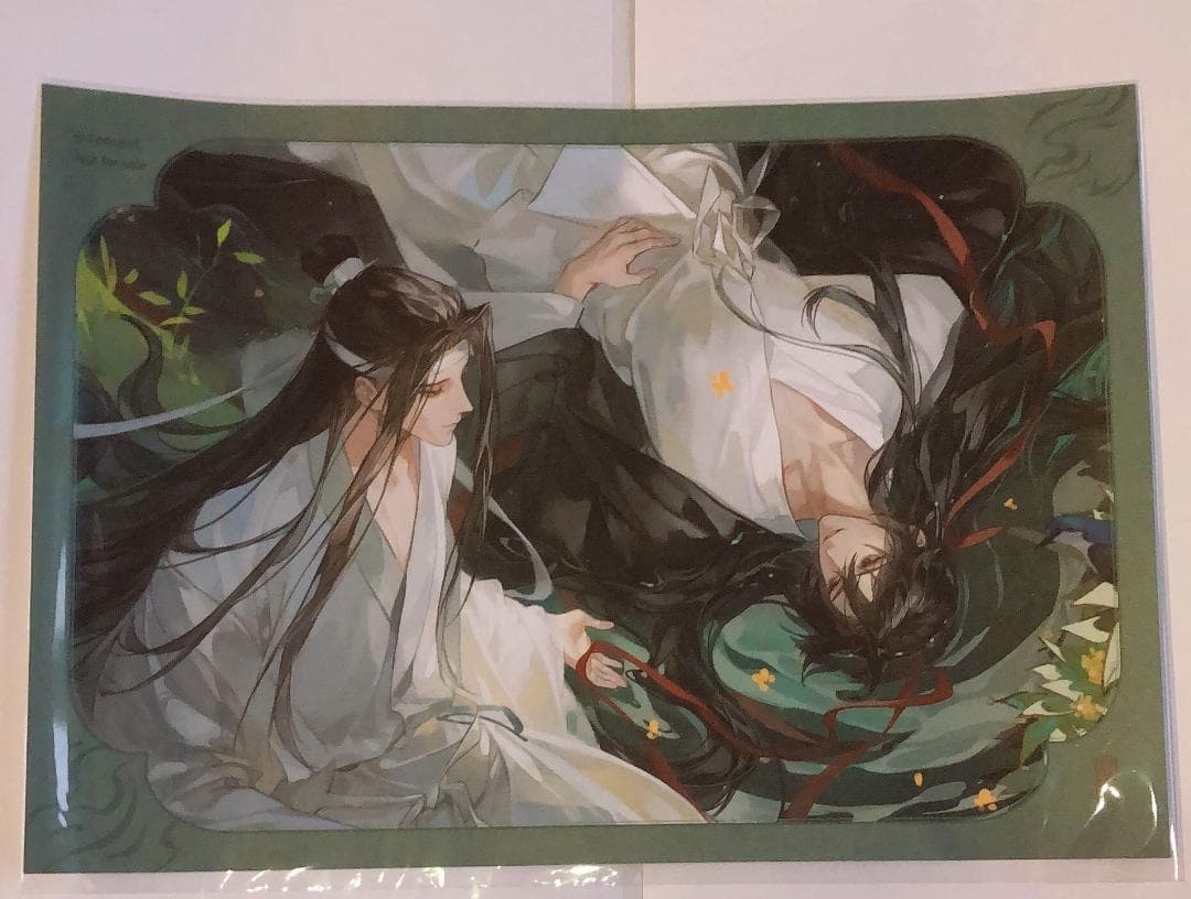 魔道祖師　カフェ　魏無羨　藍忘機　特典　ランチョンマット　全種コンプ　ポスター