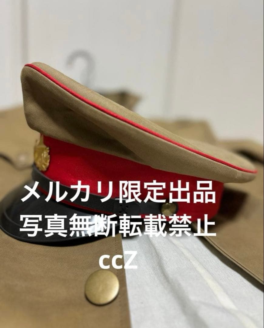 激レア　日本軍　帝国陸軍　近衛師団　近衛兵　青年将校　軍帽　制帽