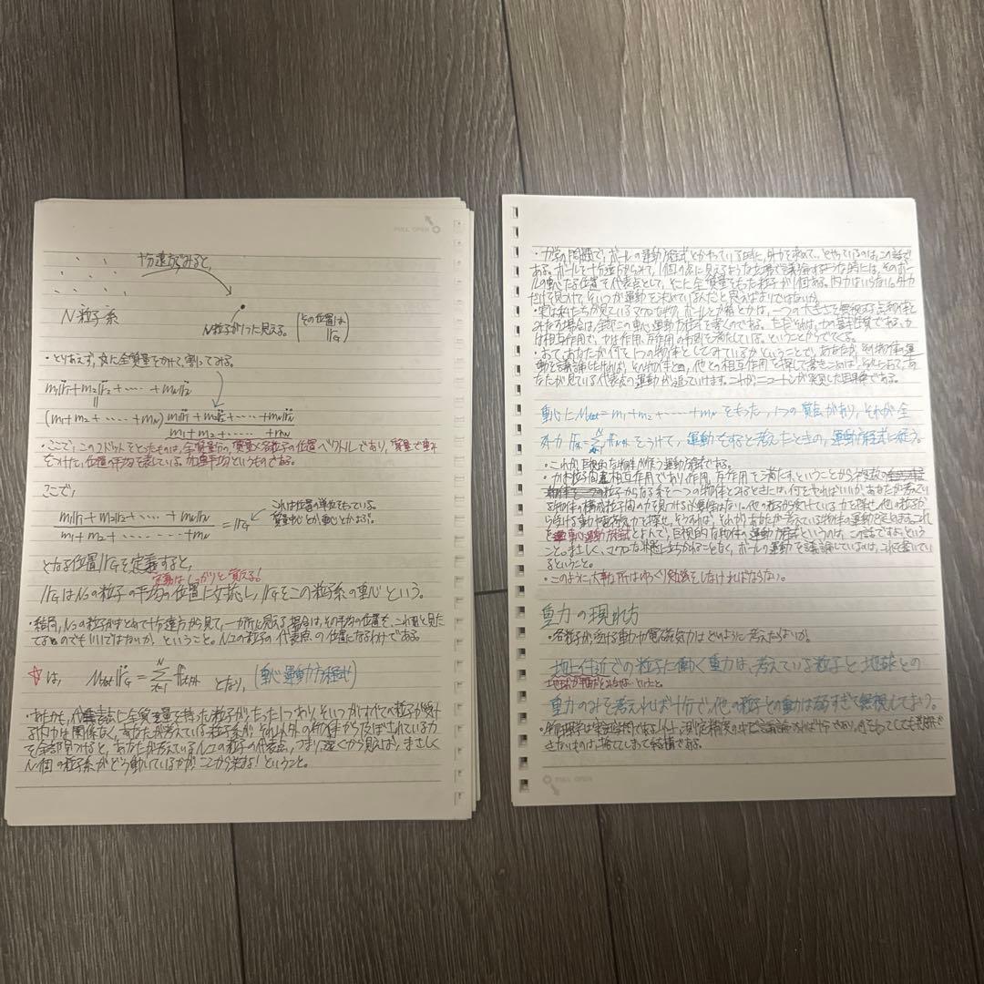 【東大合格/800P越】苑田ハイレベル物理 講義ノート板書・文字起こしセット