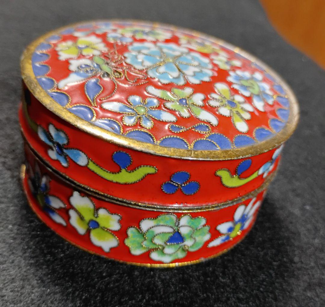 やま　七宝焼小物入れ5点