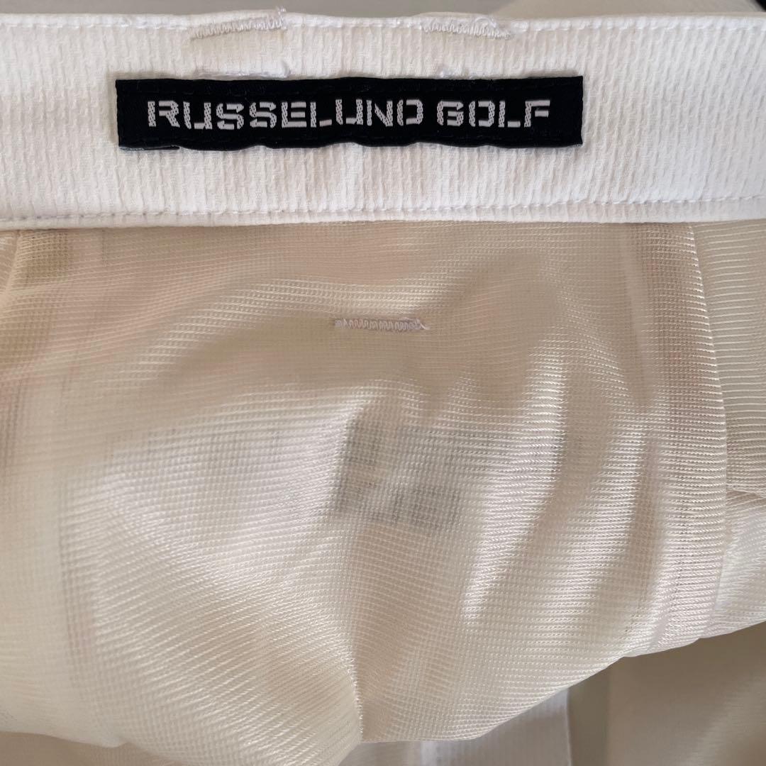 ラッセルノRusseluno ゴルフパンツ　白×黒　サイズ1 新品未使用