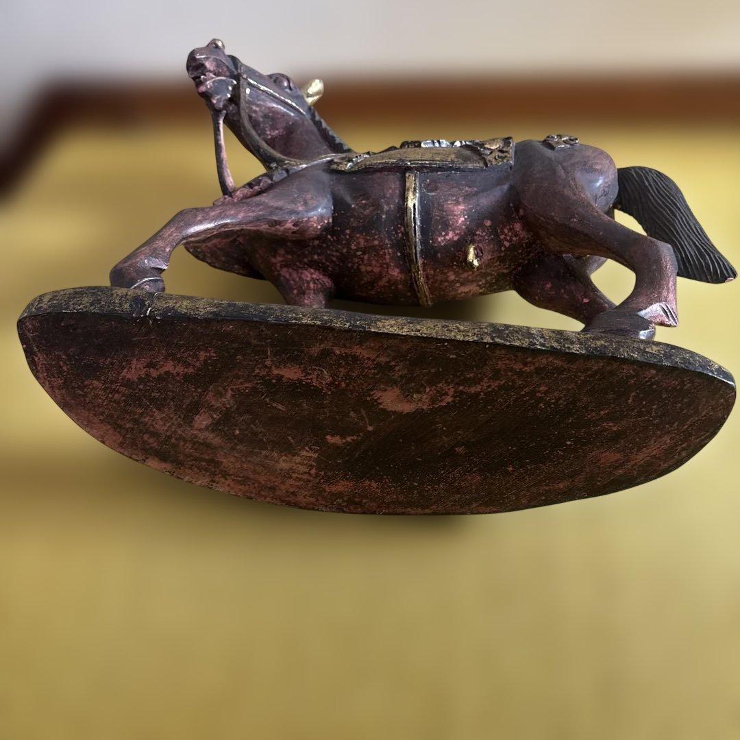 馬の彫刻 アンティーク　置物　オブジェ