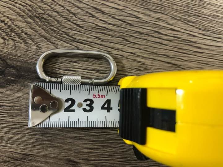 【値下げ】カラビナ 水本機械製作所 ステンレス(環付き) 100個