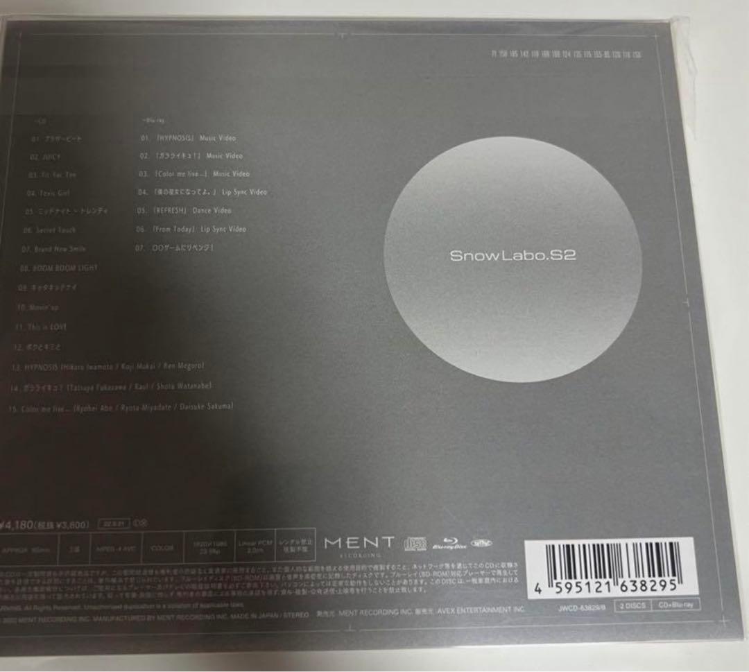 19枚Man  Labo. S2 初回盤B CD+Blu-ray