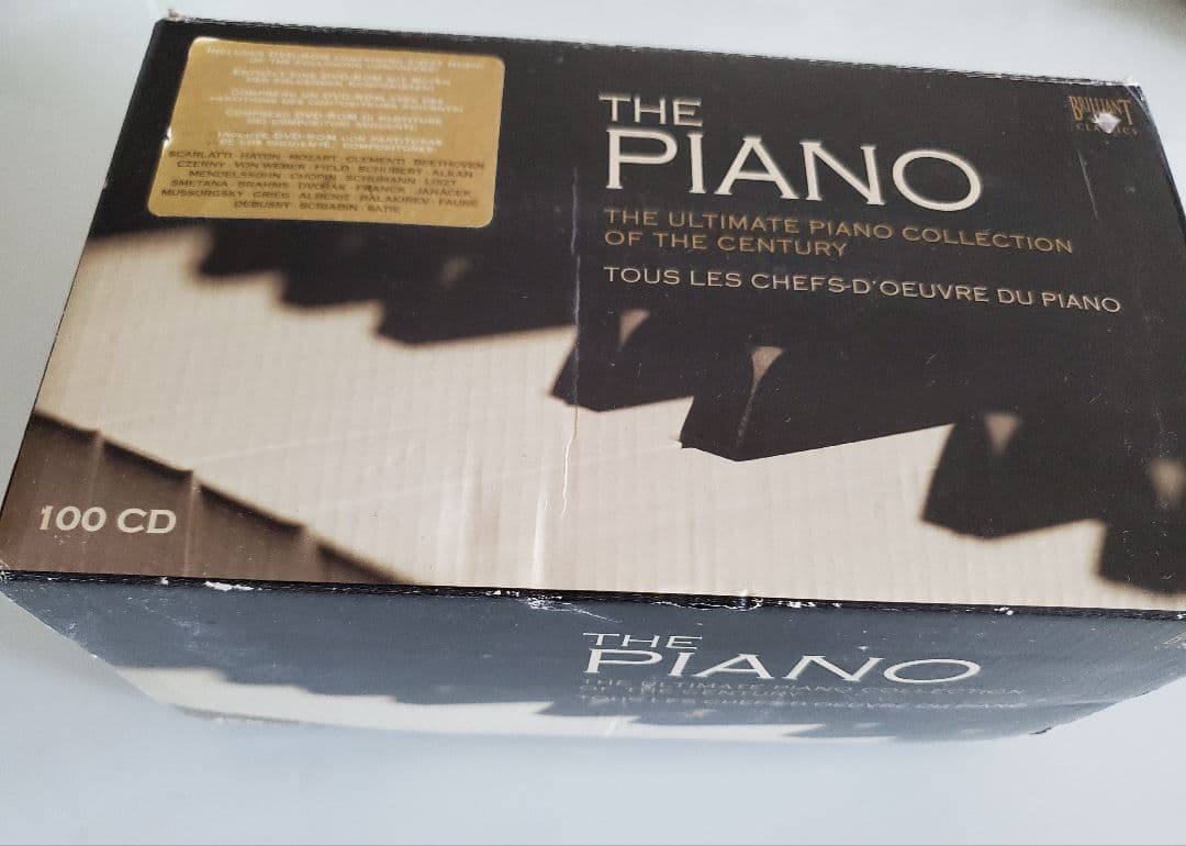 希少 THE PIANO-100CD BOXセット-DVD-ROM楽譜付