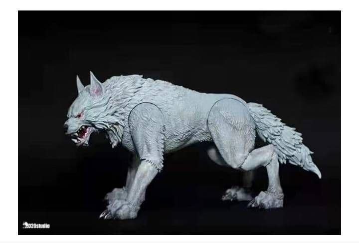 新品　1/12　バトルウルフ　アクションフィギュア　オオカミ　D20