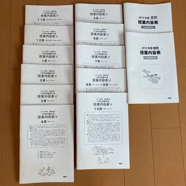 理英会 お受験 年長 正会員用 プリント ペーパー 1年分 約1500枚