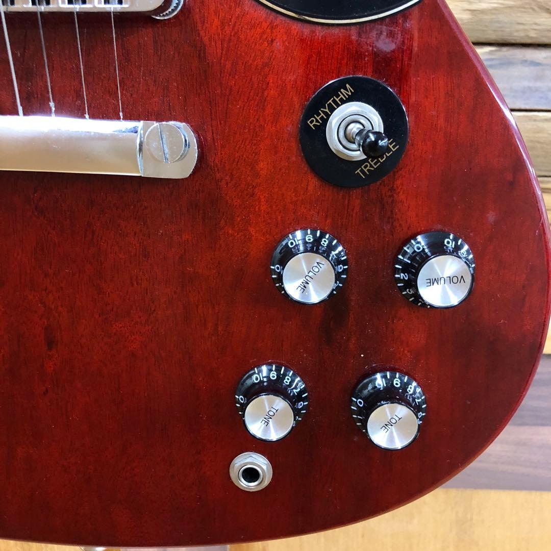 廃盤品　エレキギター　Blitz　SGタイプ　SG61　ケース付き