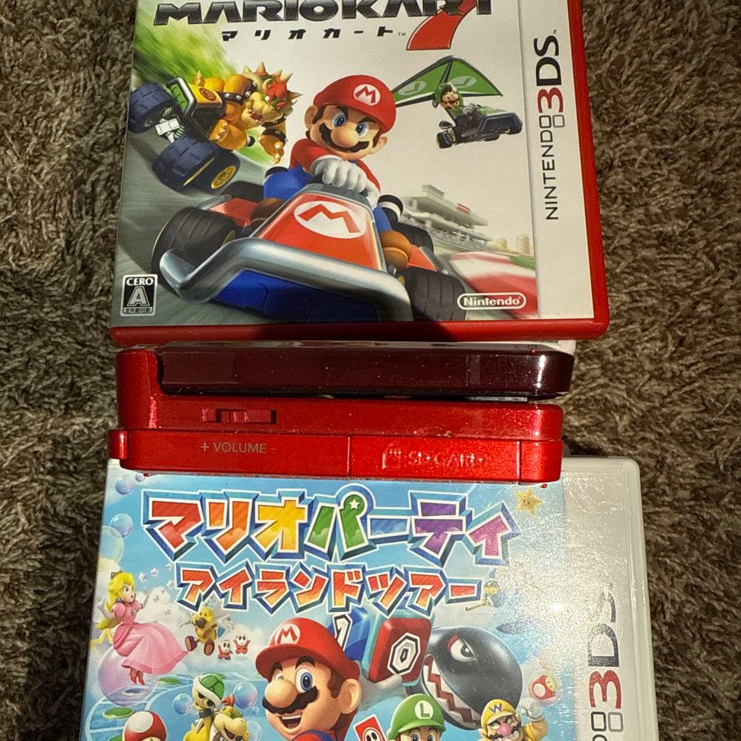 ゆ*ん様 Nintendo 3DS レッド カセット付き まとめ売り