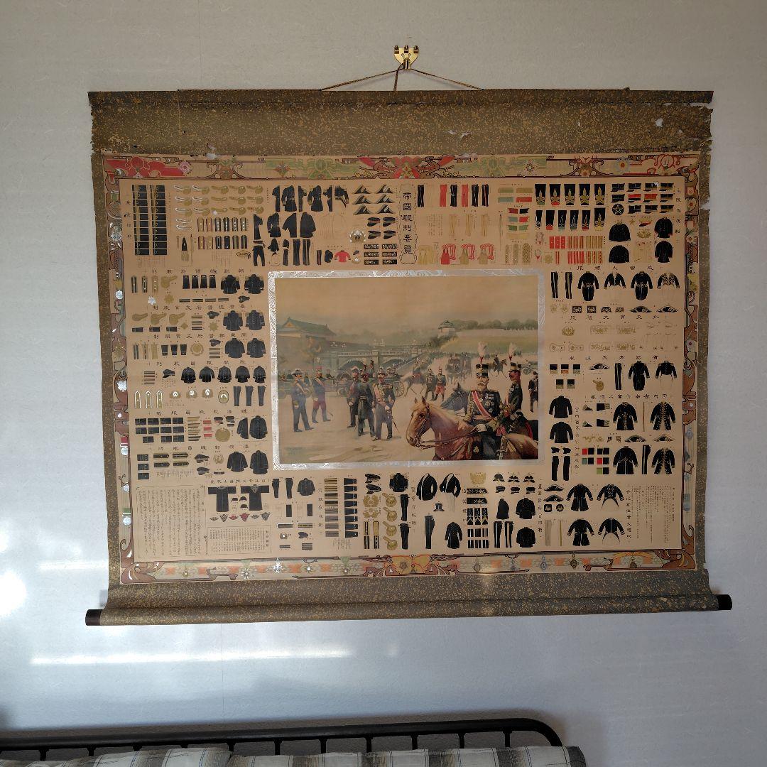 [ 帝国服制要覧 ] ( 掛軸 )