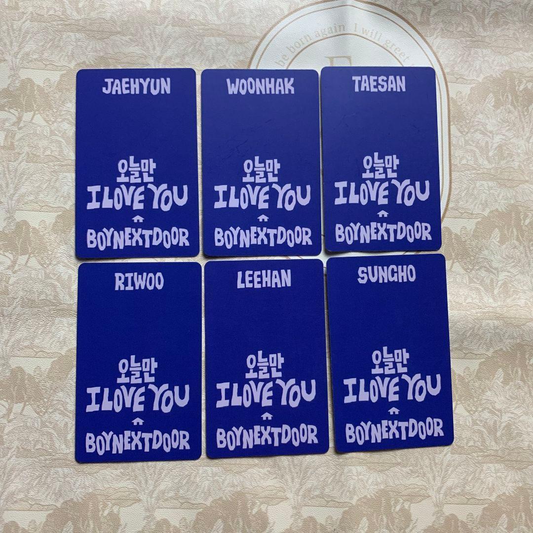 BOYNEXTDOOR ボネクド LINE MUSIC トレカ 6枚全員